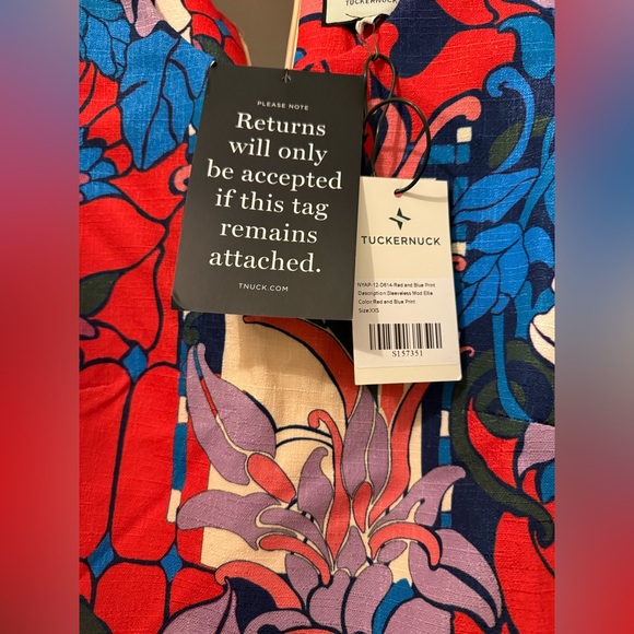 Tuckernuck Climbing Cosmos Sleeveless Mod Ellie Dress - Picture 7 of 8